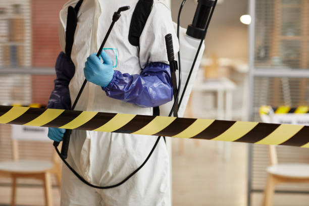 Professional Biohazard Cleanup technician working in Manchester, WA